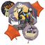 Nightmare Before Christmas Foil Balloons Bouquet (x5u)