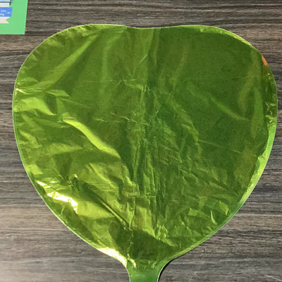 Globo Corazón Lime Green