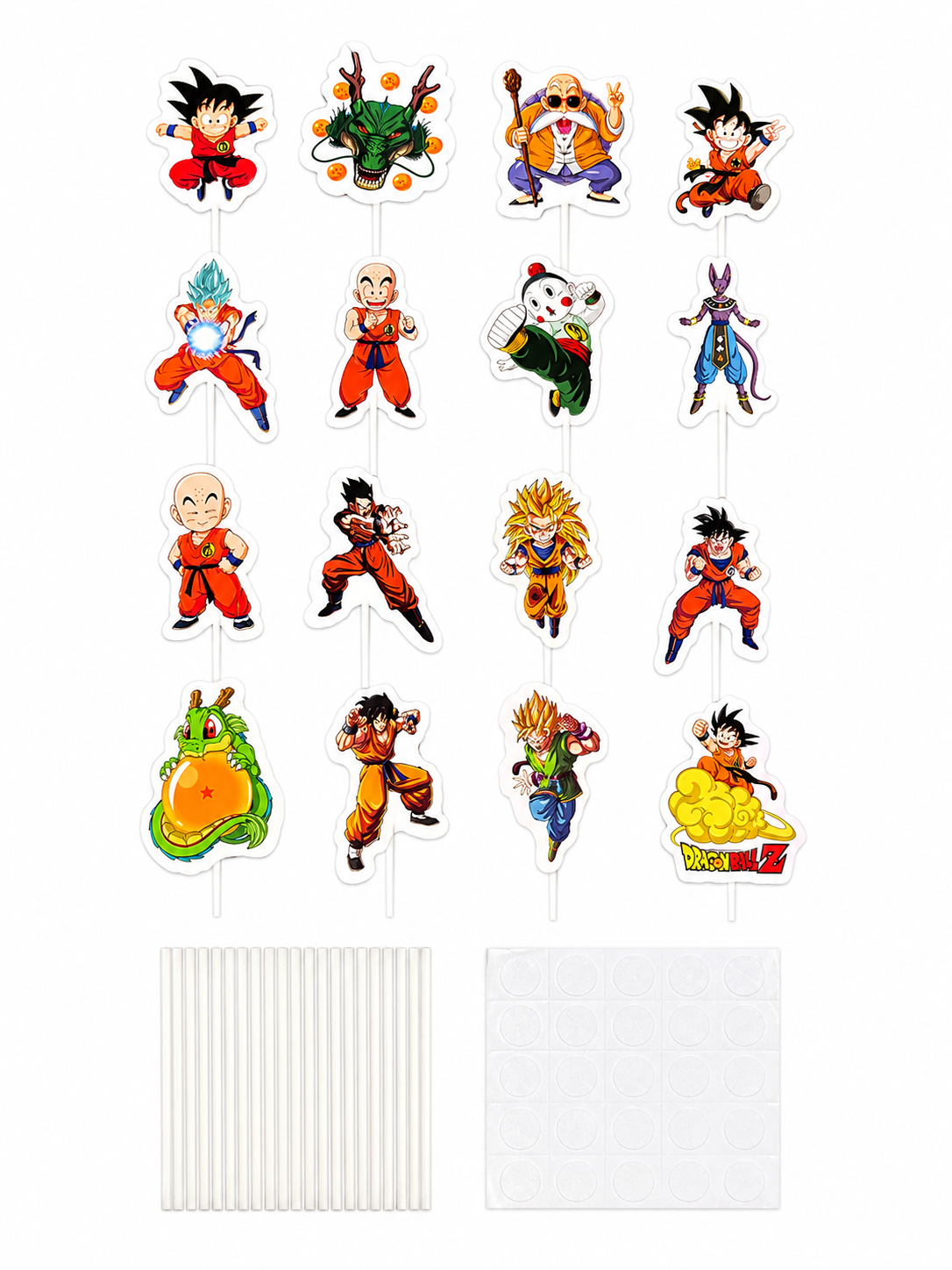 Dragon Ball Z Cupcake Toppers (x16)
