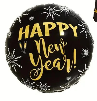 Globo Redondo "Happy New Year"