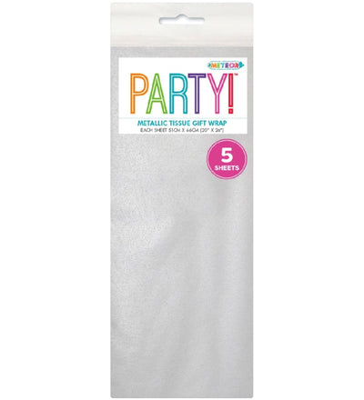 Tissue Paper 10ct Silver
