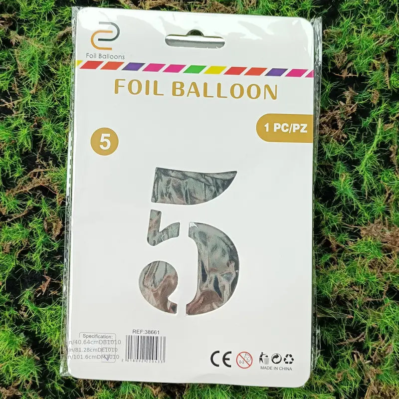 32” Foil Balloon Silver