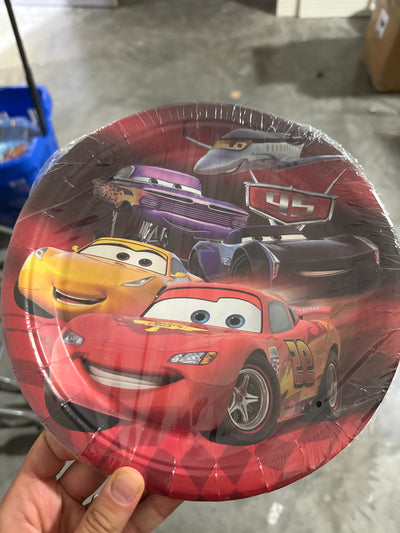 Cars Platos 9"(x10u)