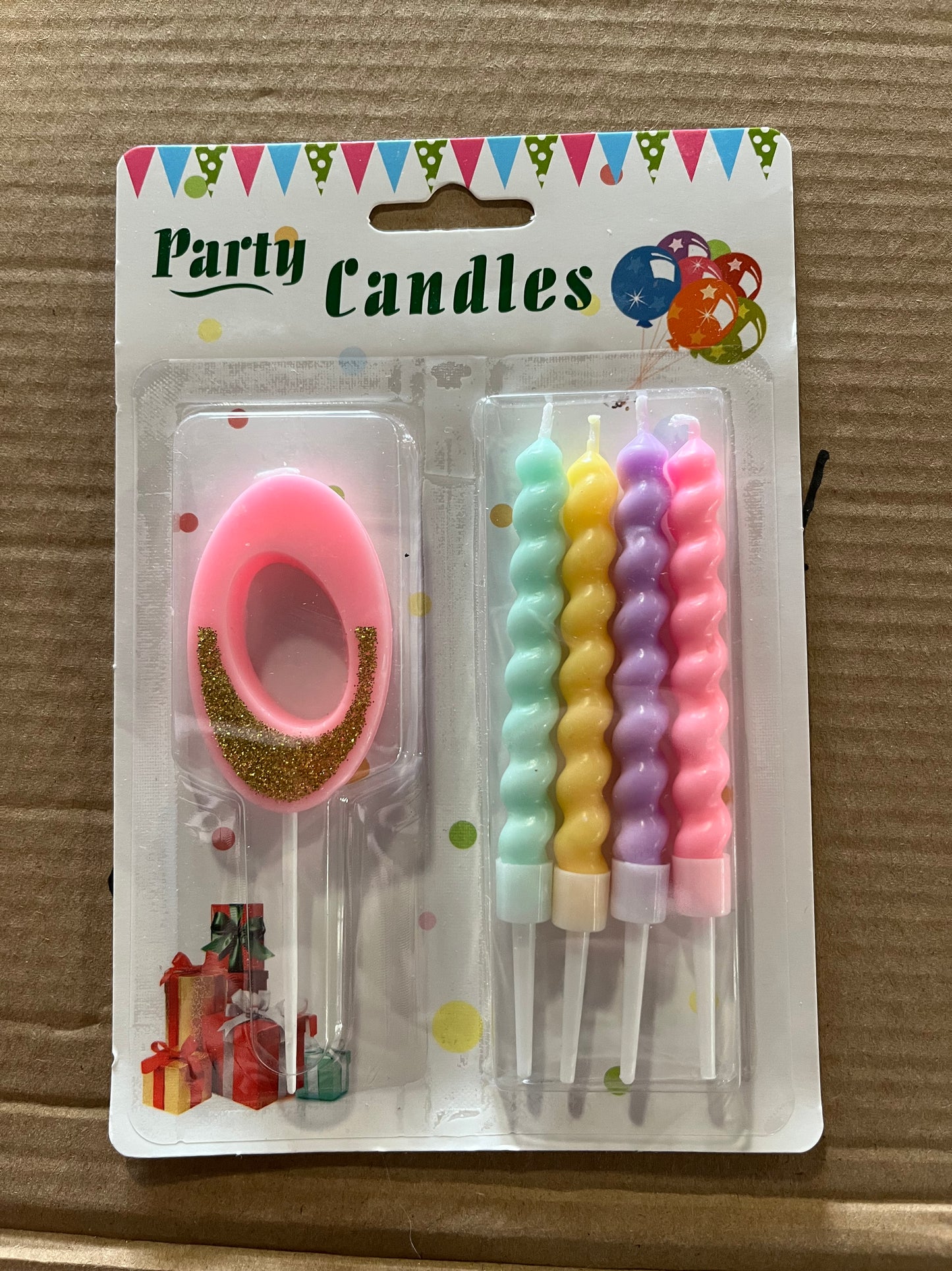 Vela de Número + 4 Velitas