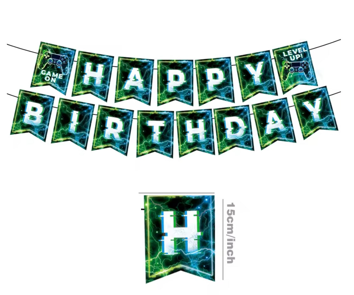 Banner Video Game (x1)