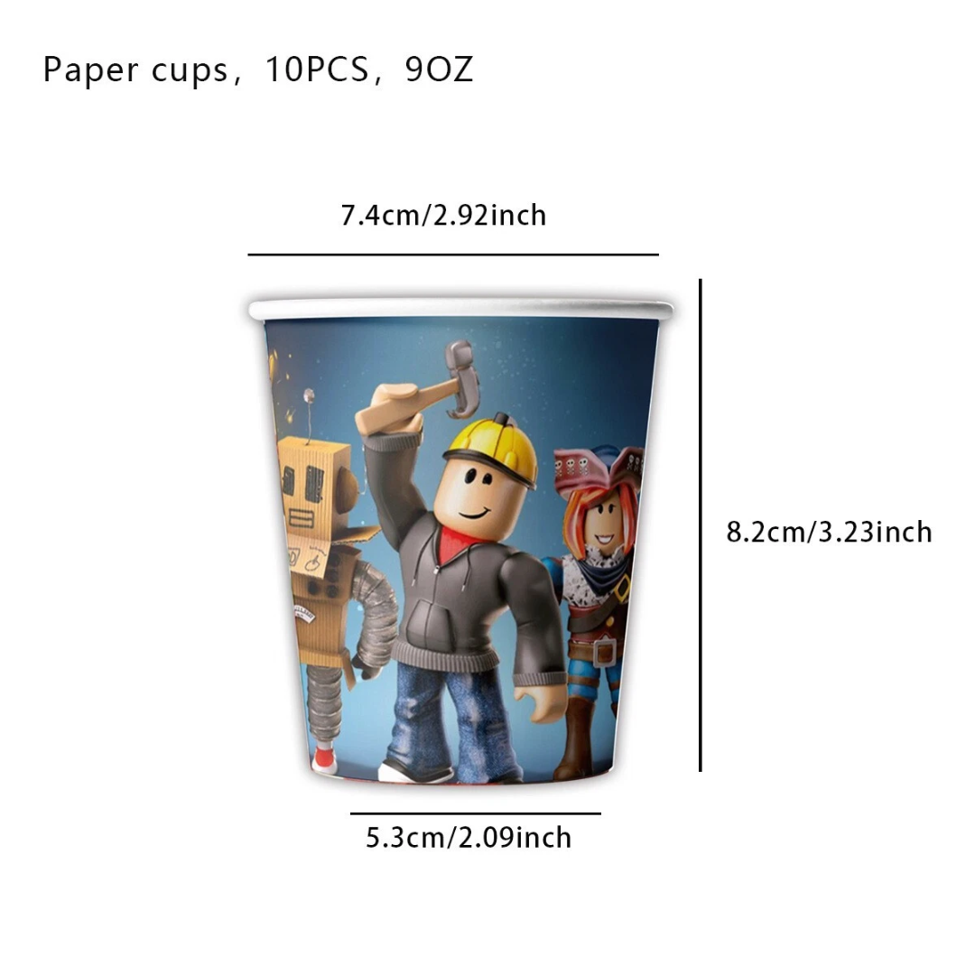 Vasos Roblox 9oz (x10u)