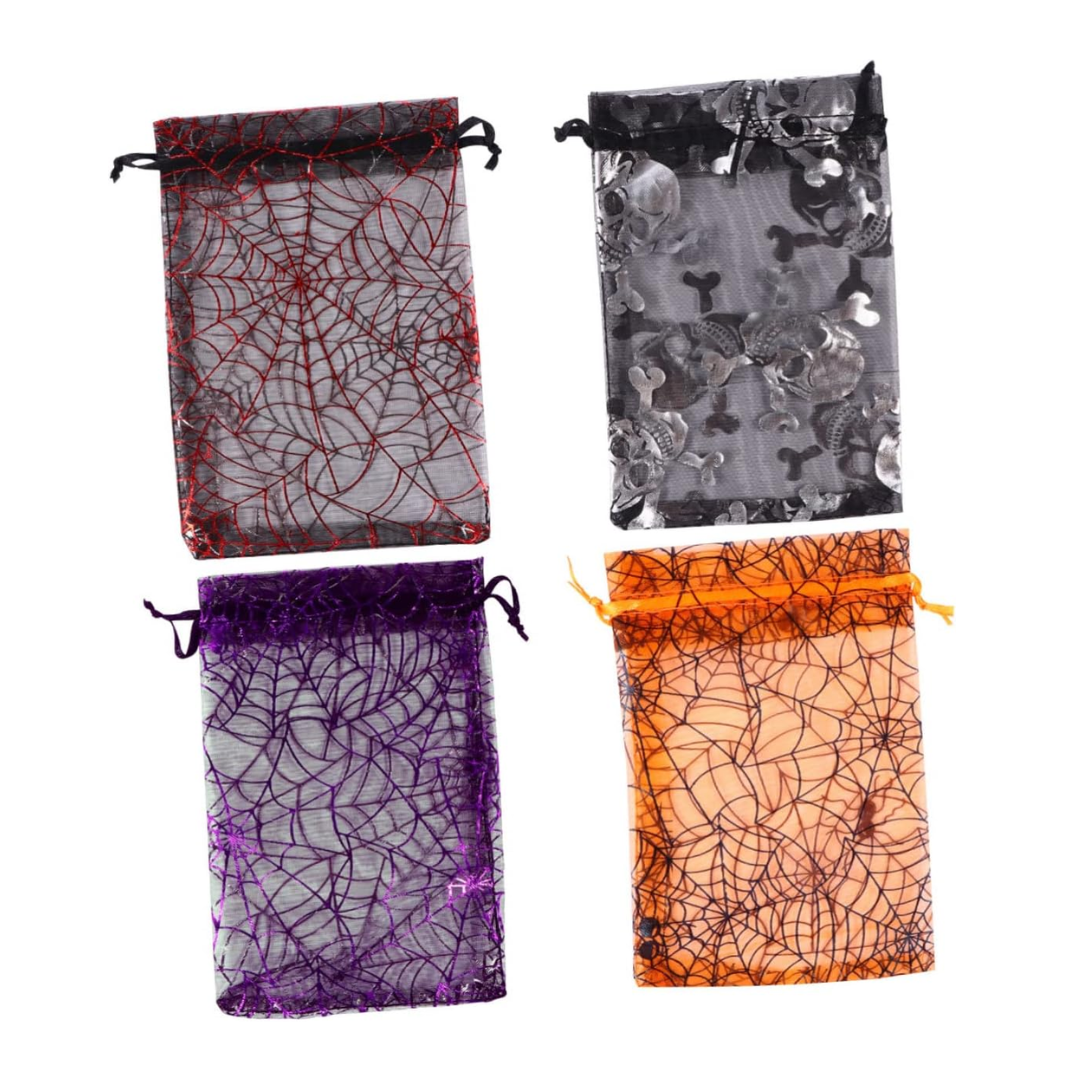 Bolsas Organza Foil Halloween - 4 Estilos (x5u)
