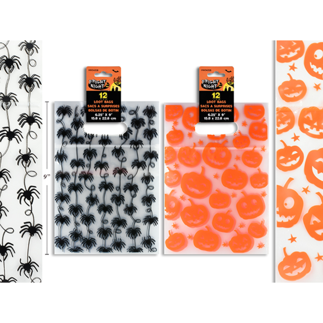 Bolsas Loot Zipper 2 Estilos (x12u)