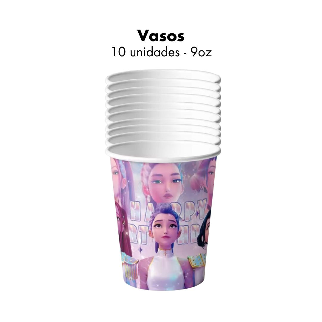Vasos Kpop Demon Hunters (x10u)