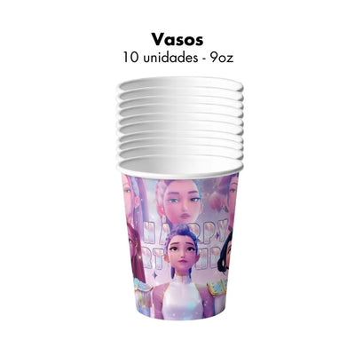 Vasos Kpop Demon Hunters (x10u)