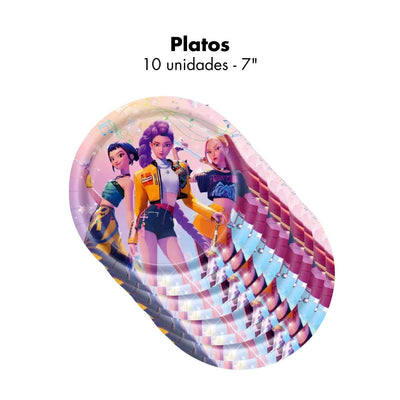 Platos Kpop Demon Hunters 7" (x10u)