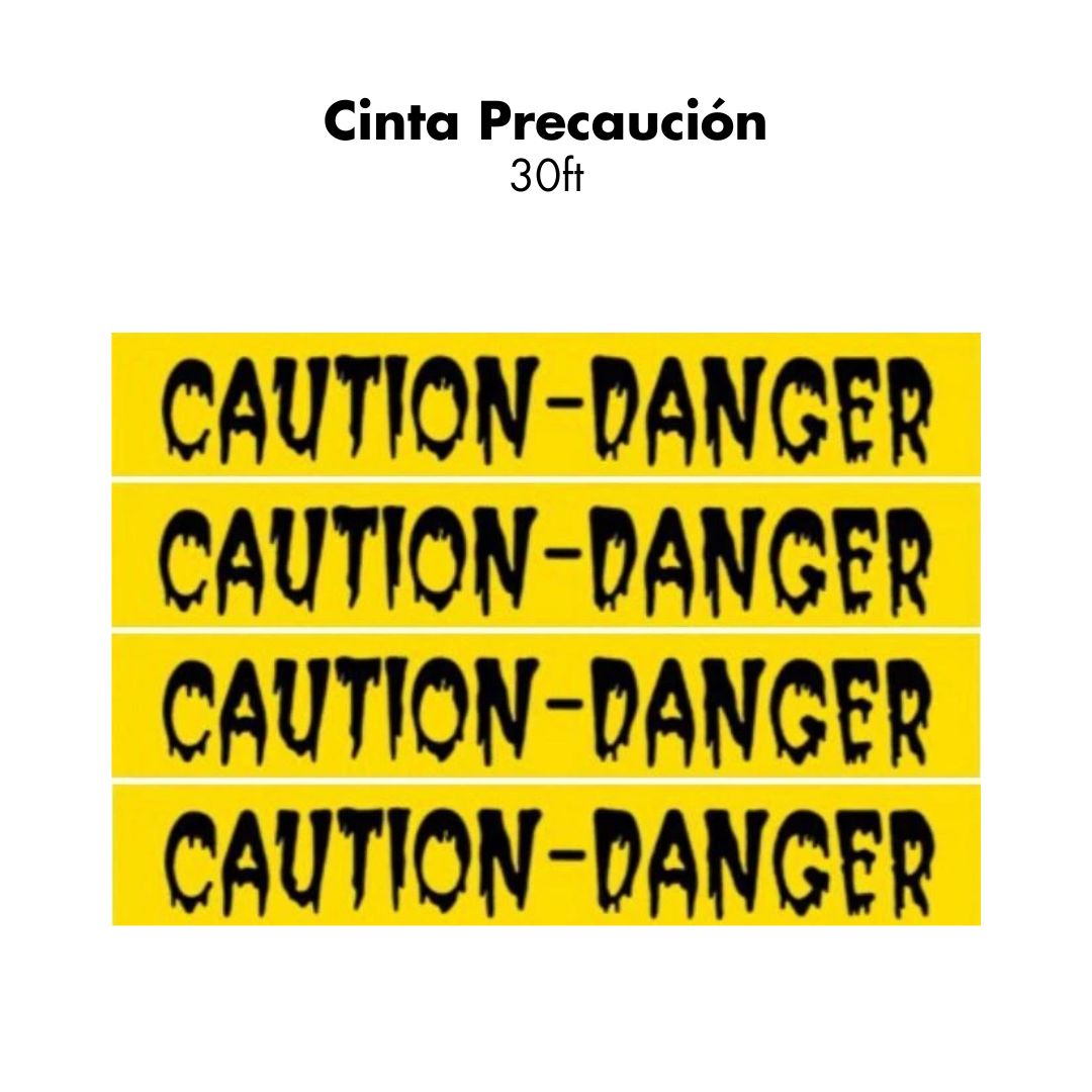 Cinta Precaución 30ft "Caution Danger"