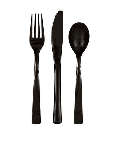 BLACK 18CT. CUTLERY