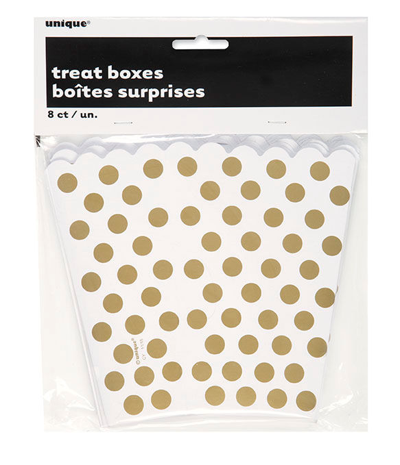 Gold Dots Treat Box 8ct