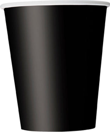 BLACK 9OZ. CUPS