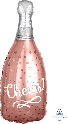 18'' CHEERS ROSE BOTTLE