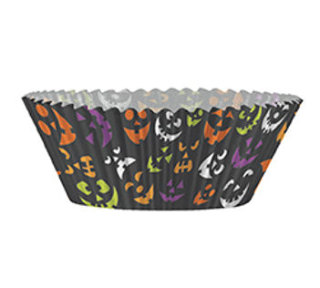 Pumpkin Face Cupcake Kit (48u)