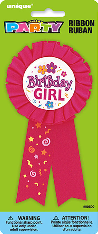 Birthday Girl Award Ribbon