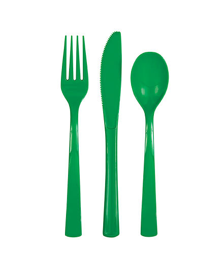 GREEN 18CT. CUTLERY