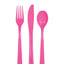 HOT PINK 18CT. CUTLERY