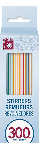 PLASTIC STRAWS STIRRERS 300CT