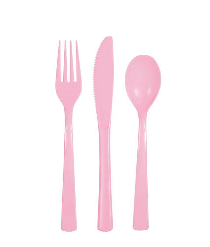 LOVELY PINK 18CT. CUTLERY
