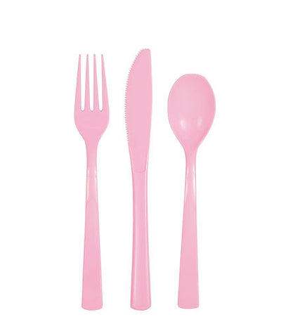 LOVELY PINK 18CT. CUTLERY