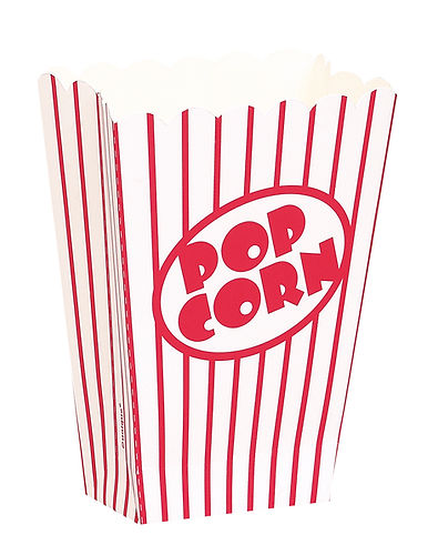 Popcorn Boxes 8pcs