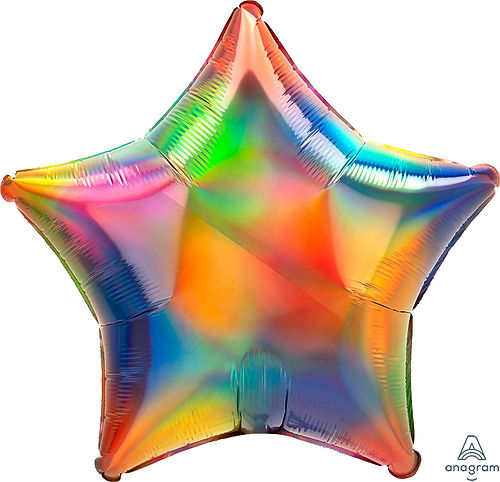 19" IRIDESCENT RAINBOW STAR
