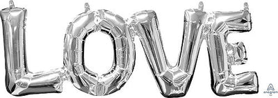LOVE SILVER BALLOON