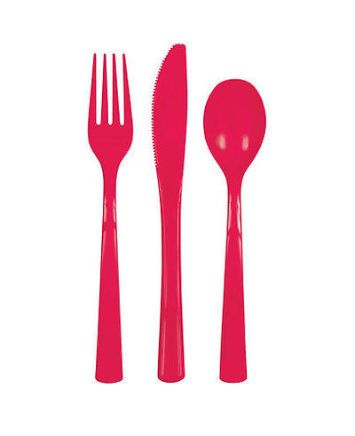 RUBY RED 18CT. CUTLERY