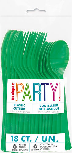 GREEN 18CT. CUTLERY