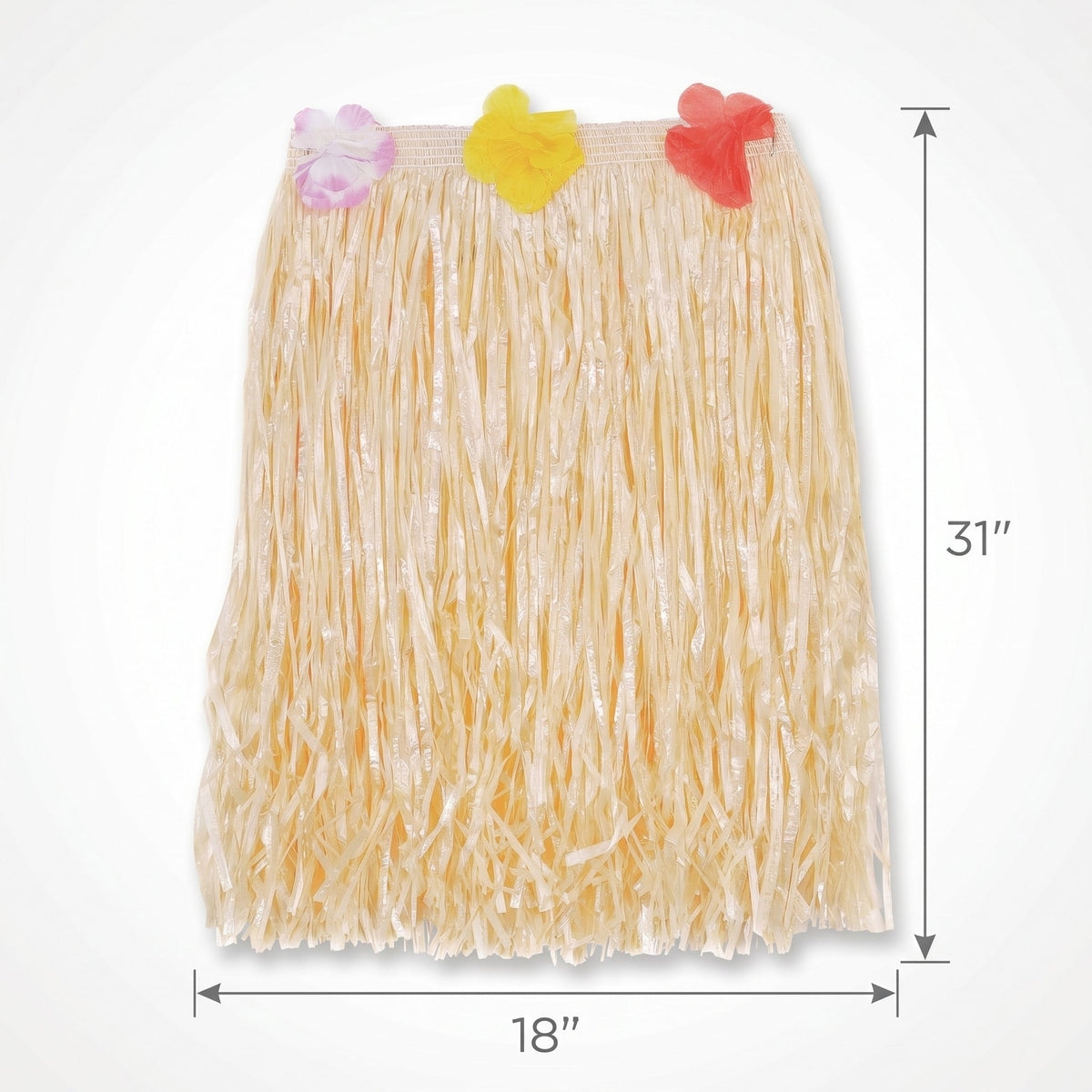Adult Plastic Luau Skirt (x1u)