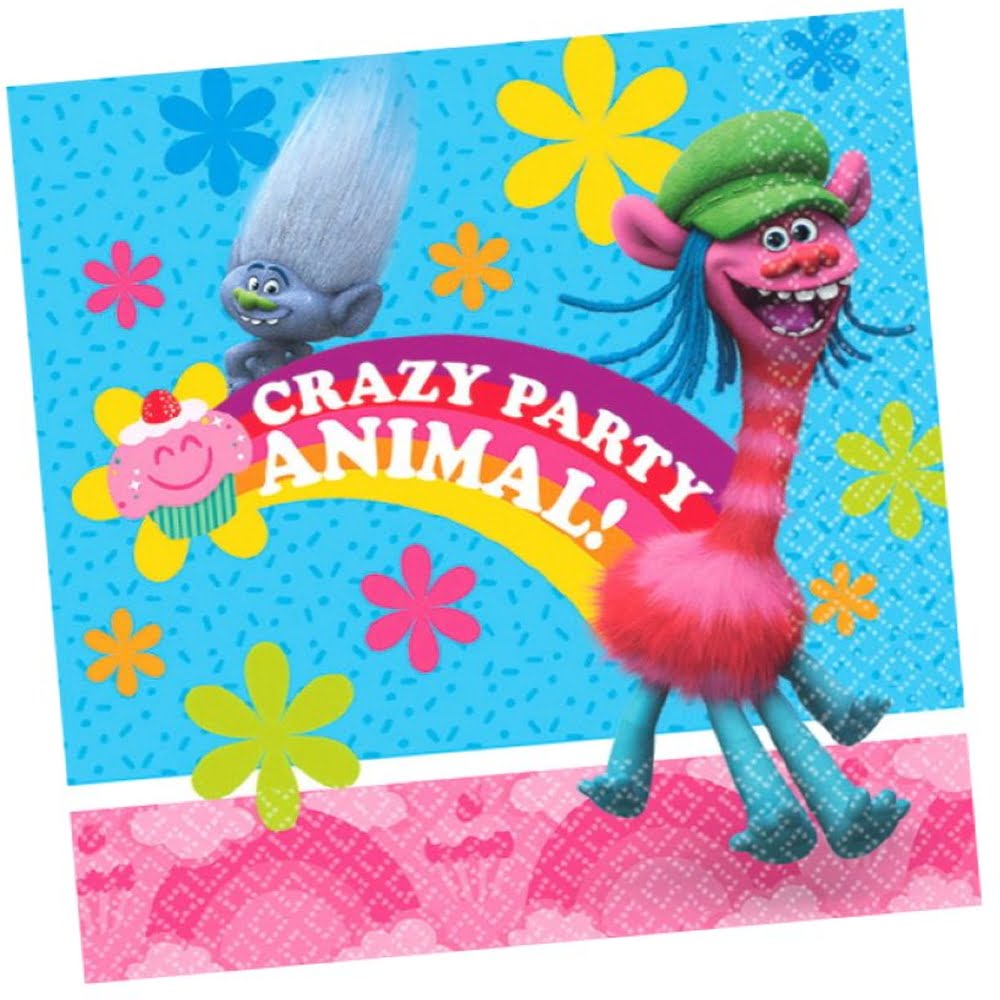 Trolls Napkins (16u)