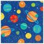 Blast Off Birthday Beverage Napkins (x16u)