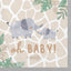 Soft Jungle Beverage Napkins (x16u)
