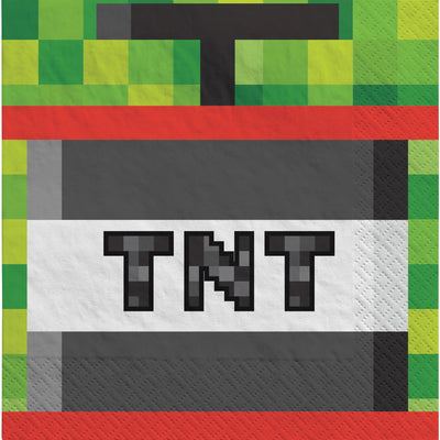 Pixel Party Beverage Napkins