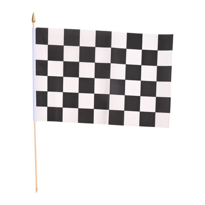 Checkered/ Racing Flag Grande de Tela (x1u)