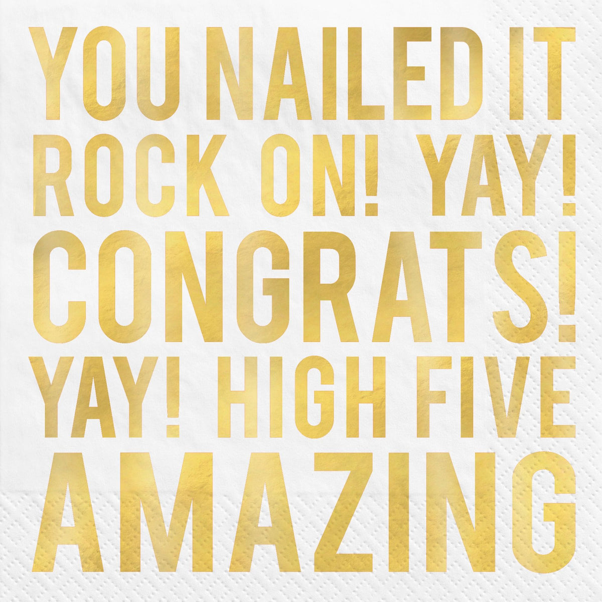 Congratulations Lunch Napkins (x16u)