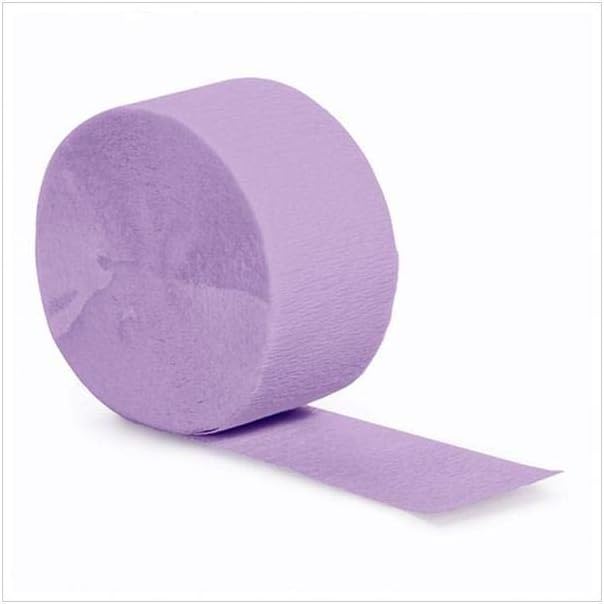 Rollo de papel crepé, 81 pies, Lavanda