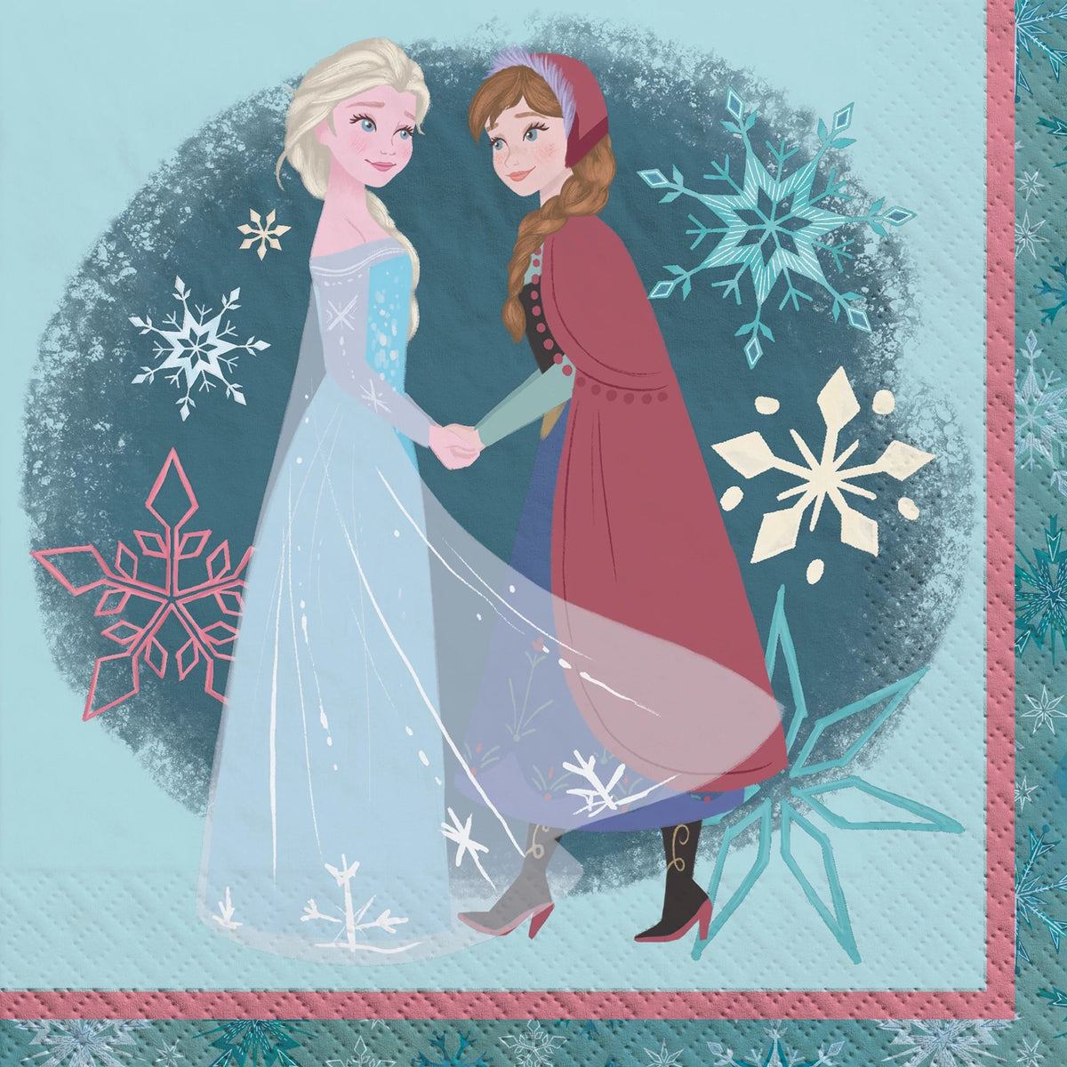 Frozen Anna and Elsa Napkins (x16u)