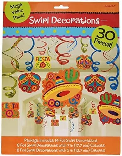 Mexican Fiesta Mega Value Pack Foil Swirls
