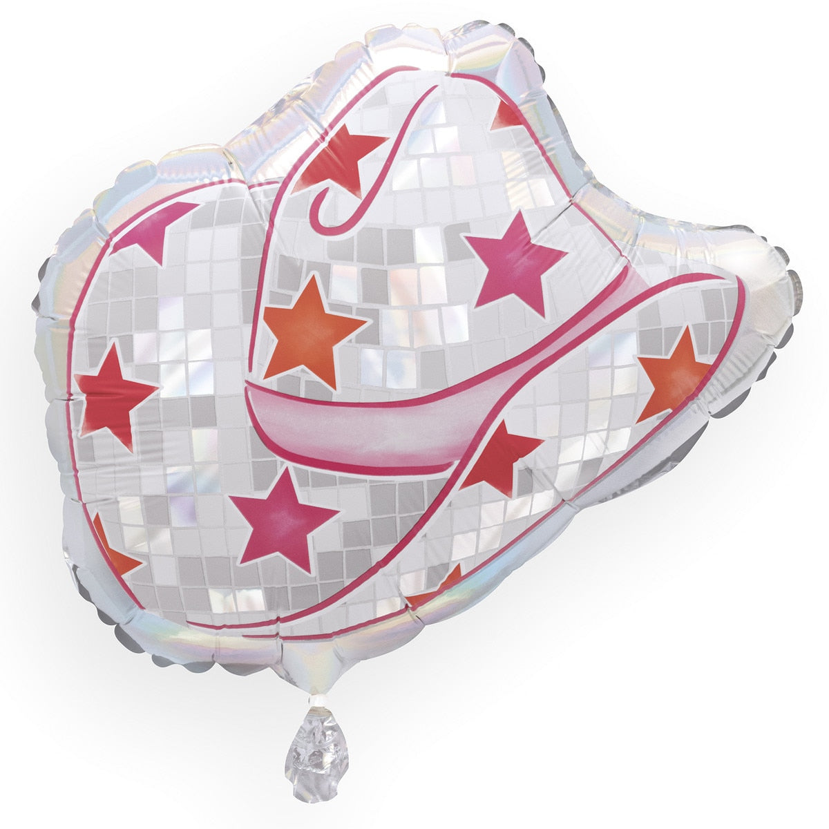 Disco Country Cowboy Hat Foil Balloon 13" (x1u)