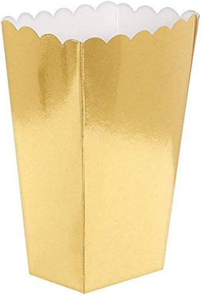 Popcorn Paper Box Gold Foil