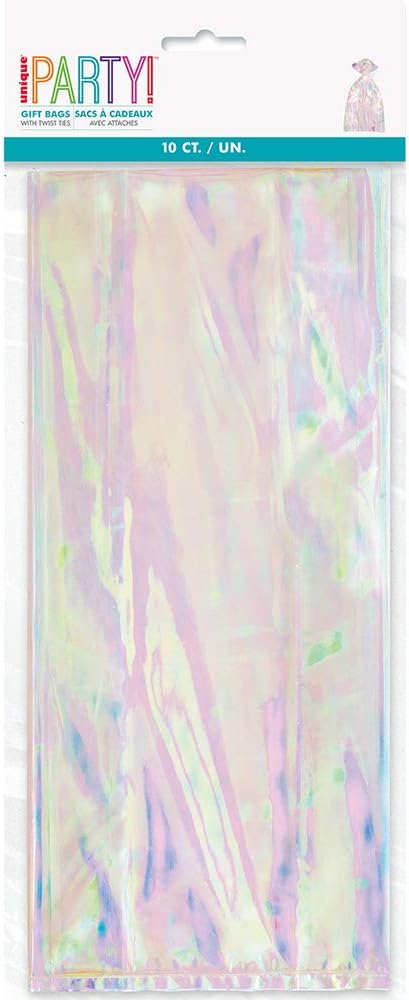 Iridescent Cello Bags 11" x 5" (x10u)