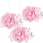 Pompones Colgantes Decorativos Pink Elephant (x3u)