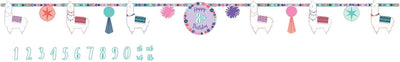 Llama Party Jumbo Banner Kit 9.5ft (x1u)