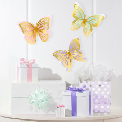 Butterfly Shimmer 3D Wall Decor (x3u)