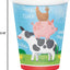 Farm Animals Vasos 9oz (x8u)