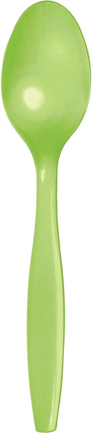 Cucharas de plástico Verde (x24u)